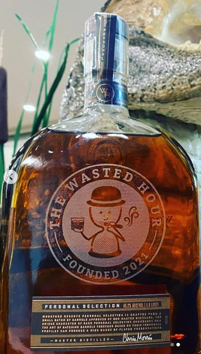 Wasted Hour whisky bottle