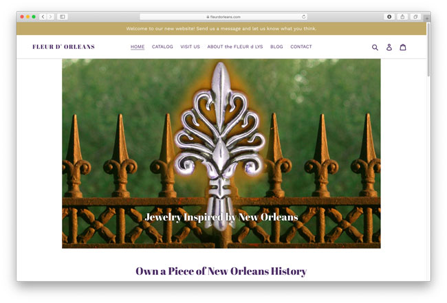 Fleur d Orleans website